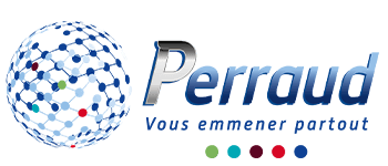 Logo perraud avec globe